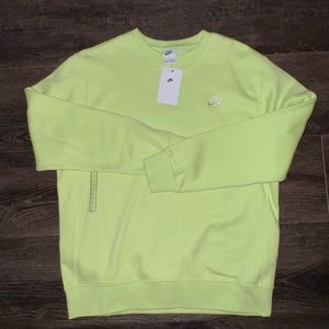 neon nike crewneck